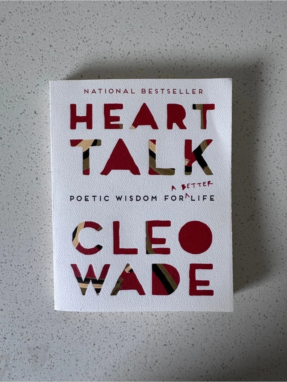 Atria Books Heart Talk: Poetic Wisdom for a Better Life Book Like New